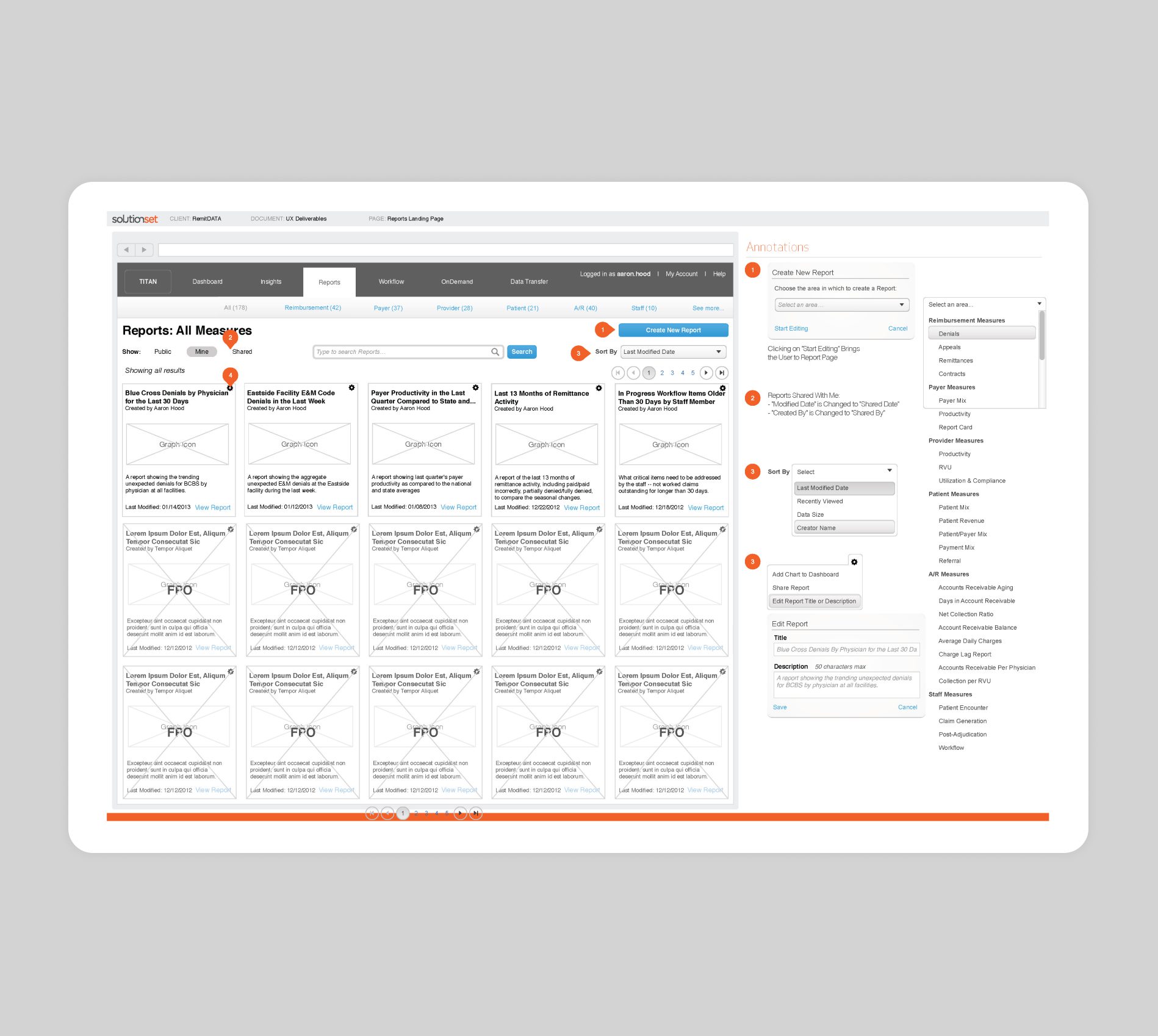 RemitData Wireframe