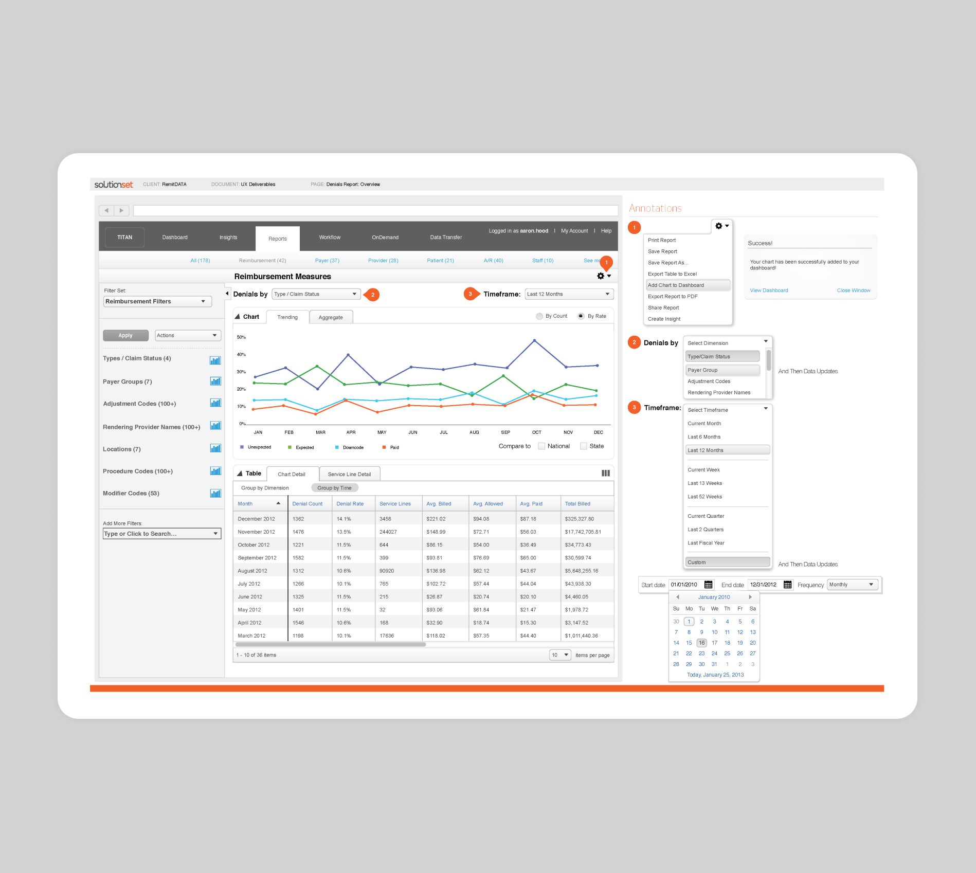 RemitData Wireframe