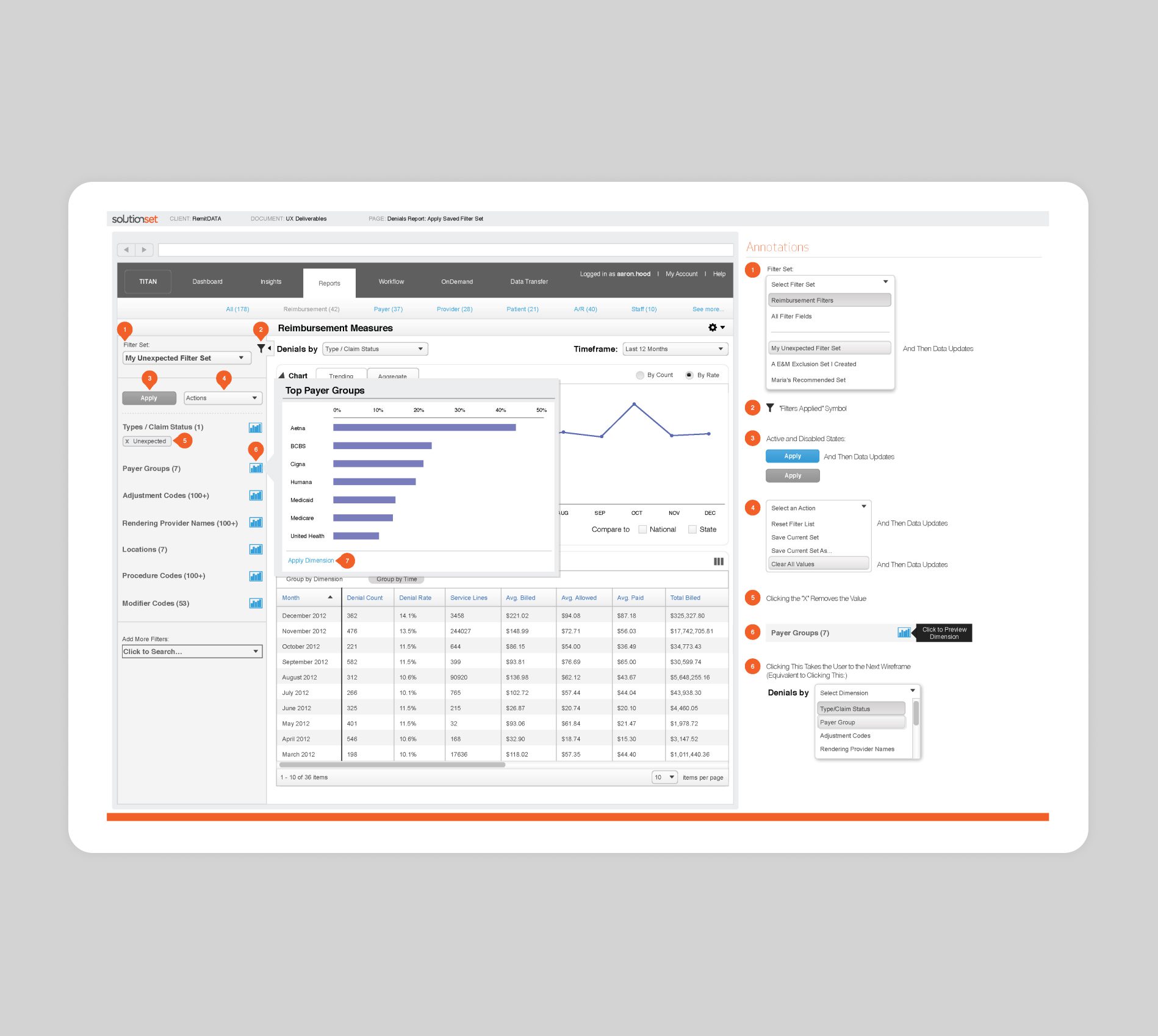 RemitData Wireframe