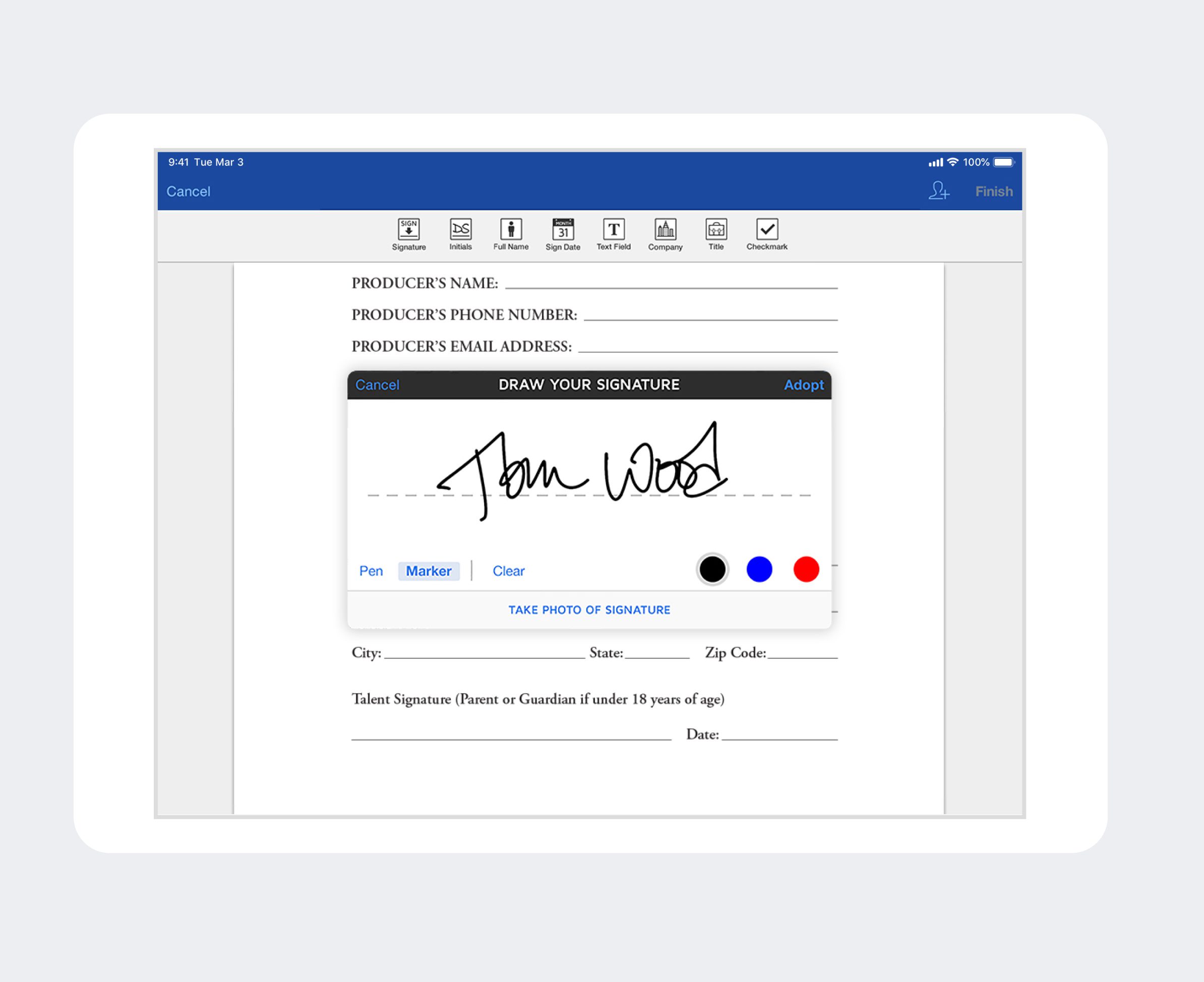 DocuSign iOS App