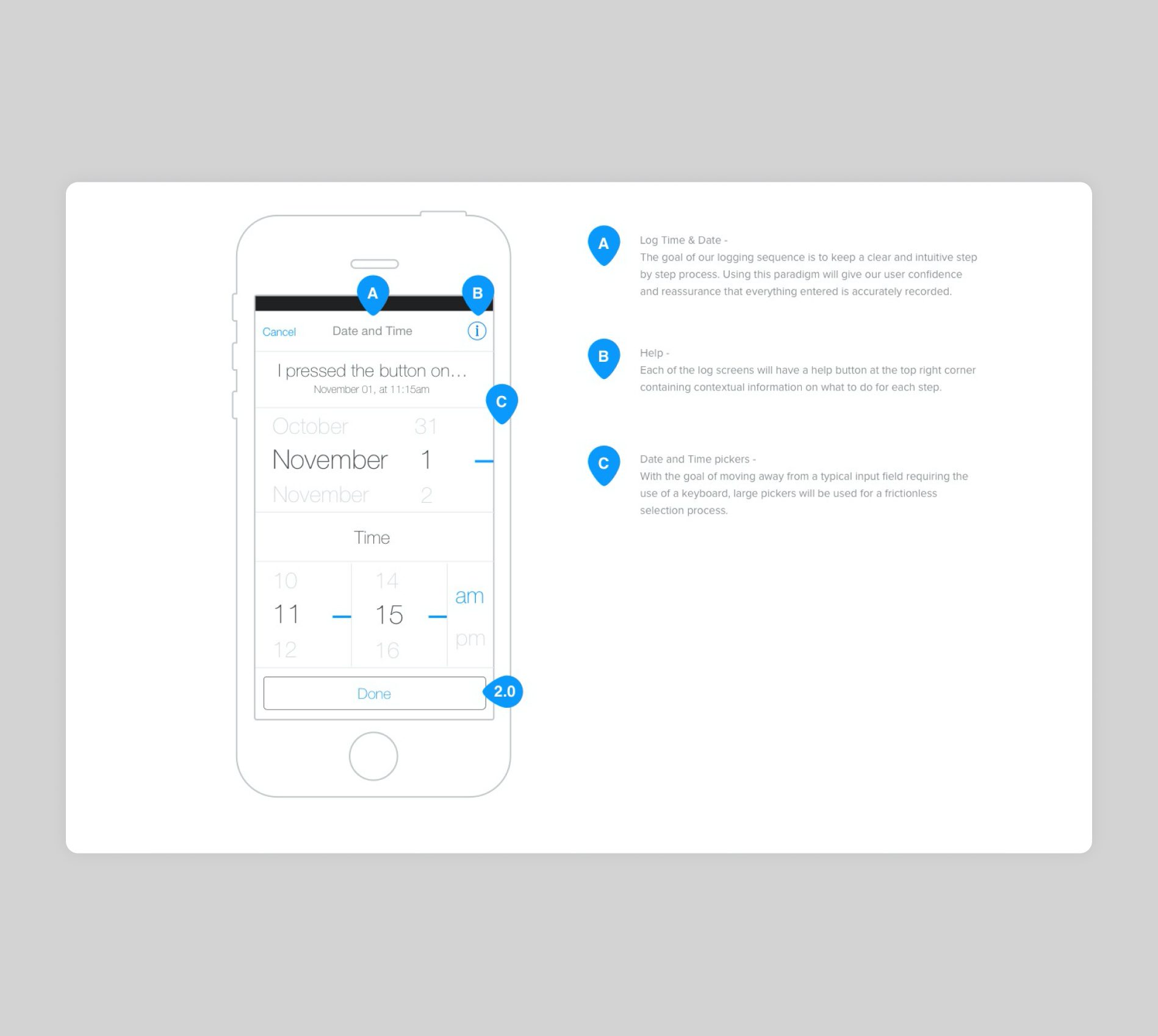 iRythmn Zio iOS Wireframe