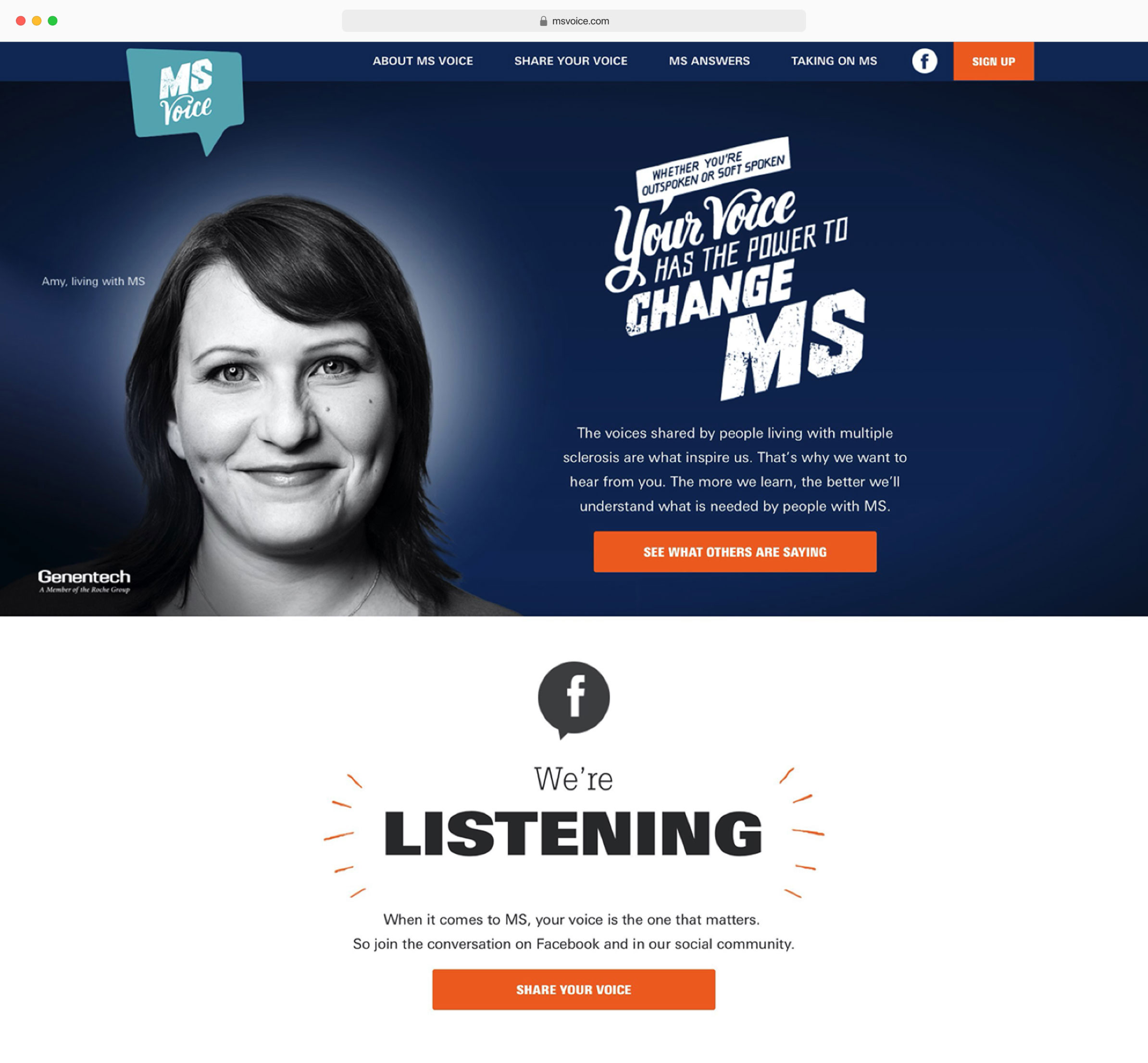 MS Voice Website