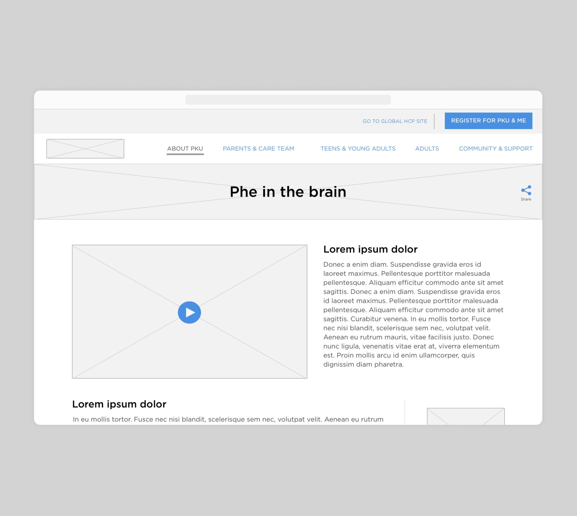 BioMarin Wireframe