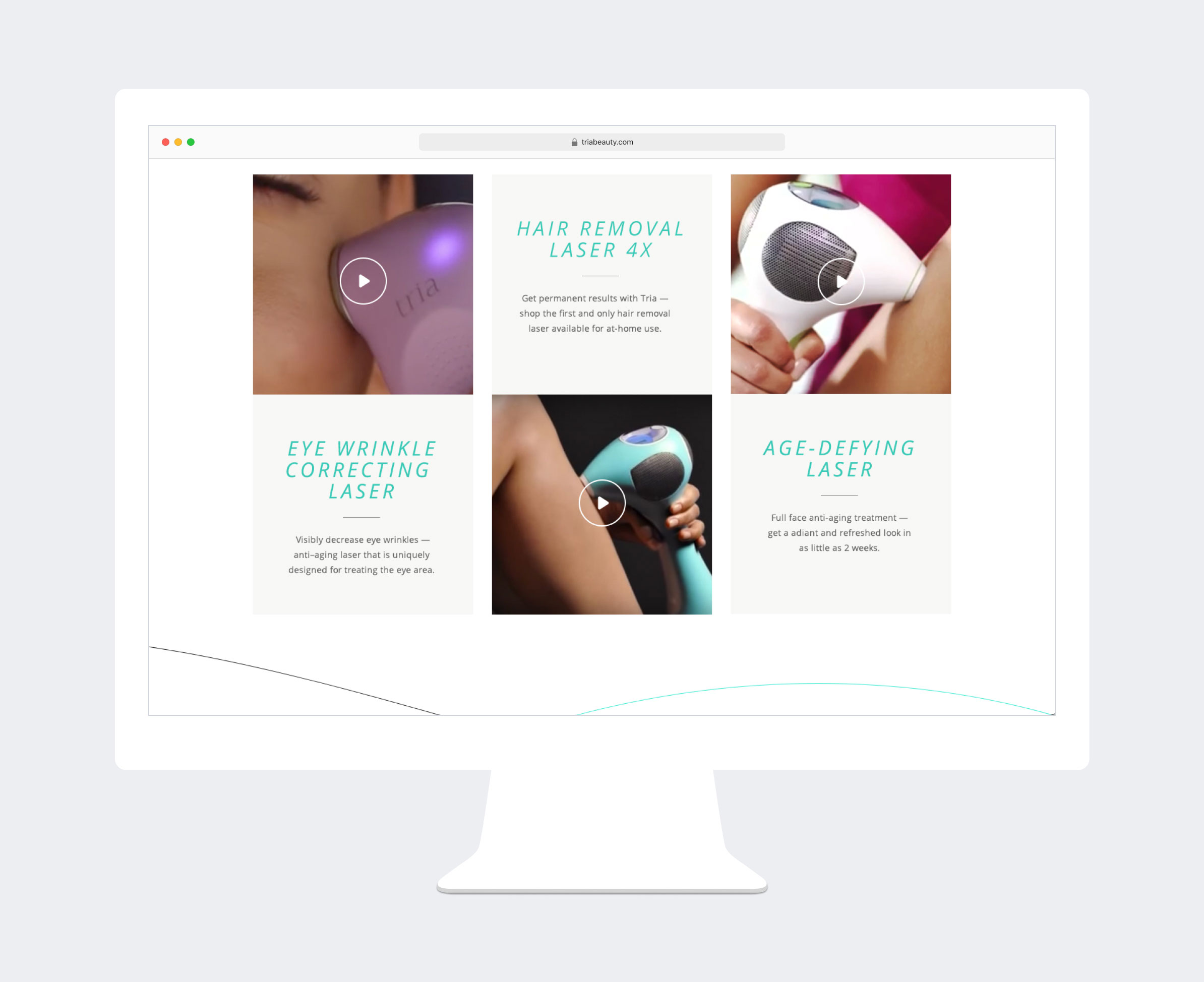 Tria Beauty eCommerce Website