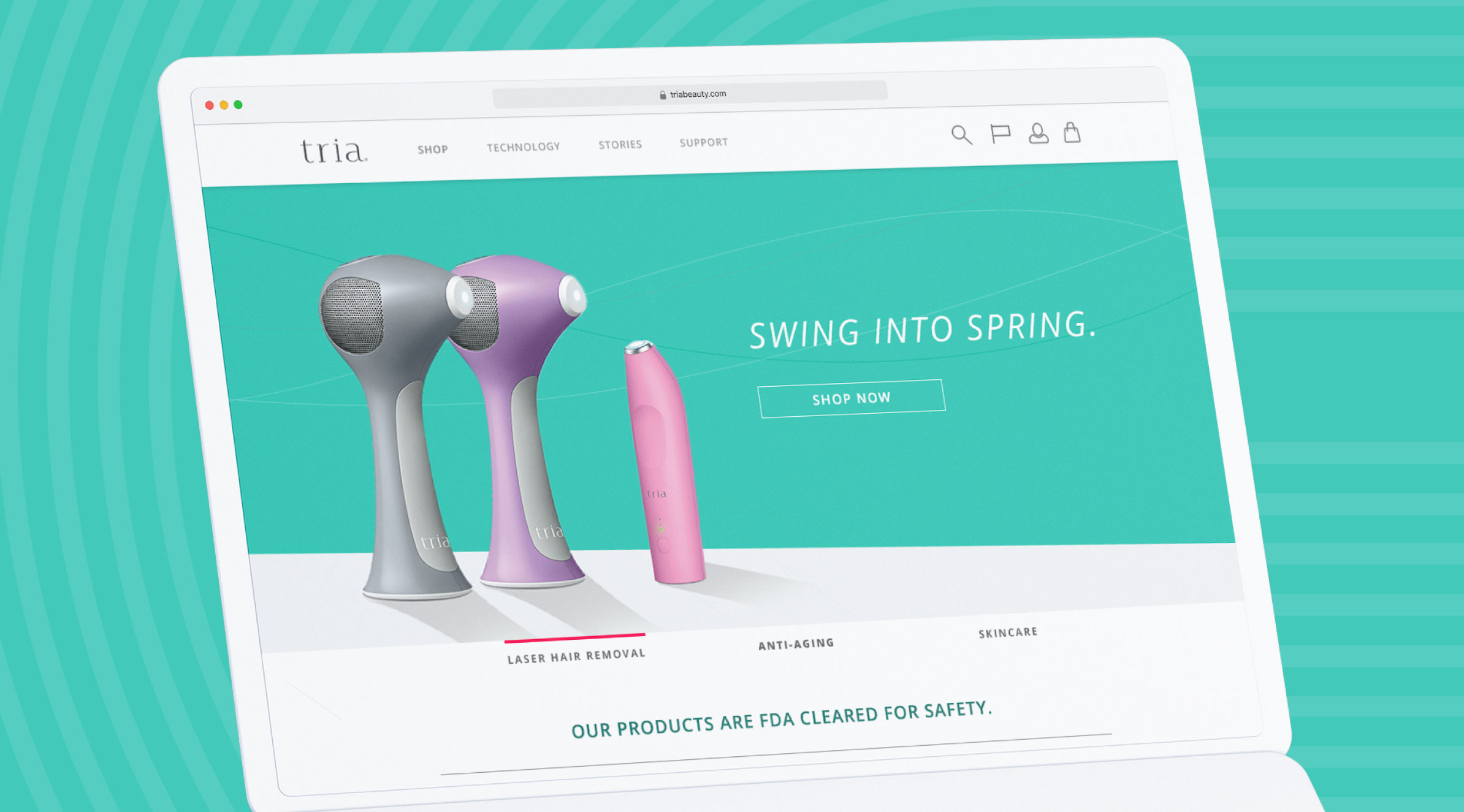 Tria Beauty eCommerce Website